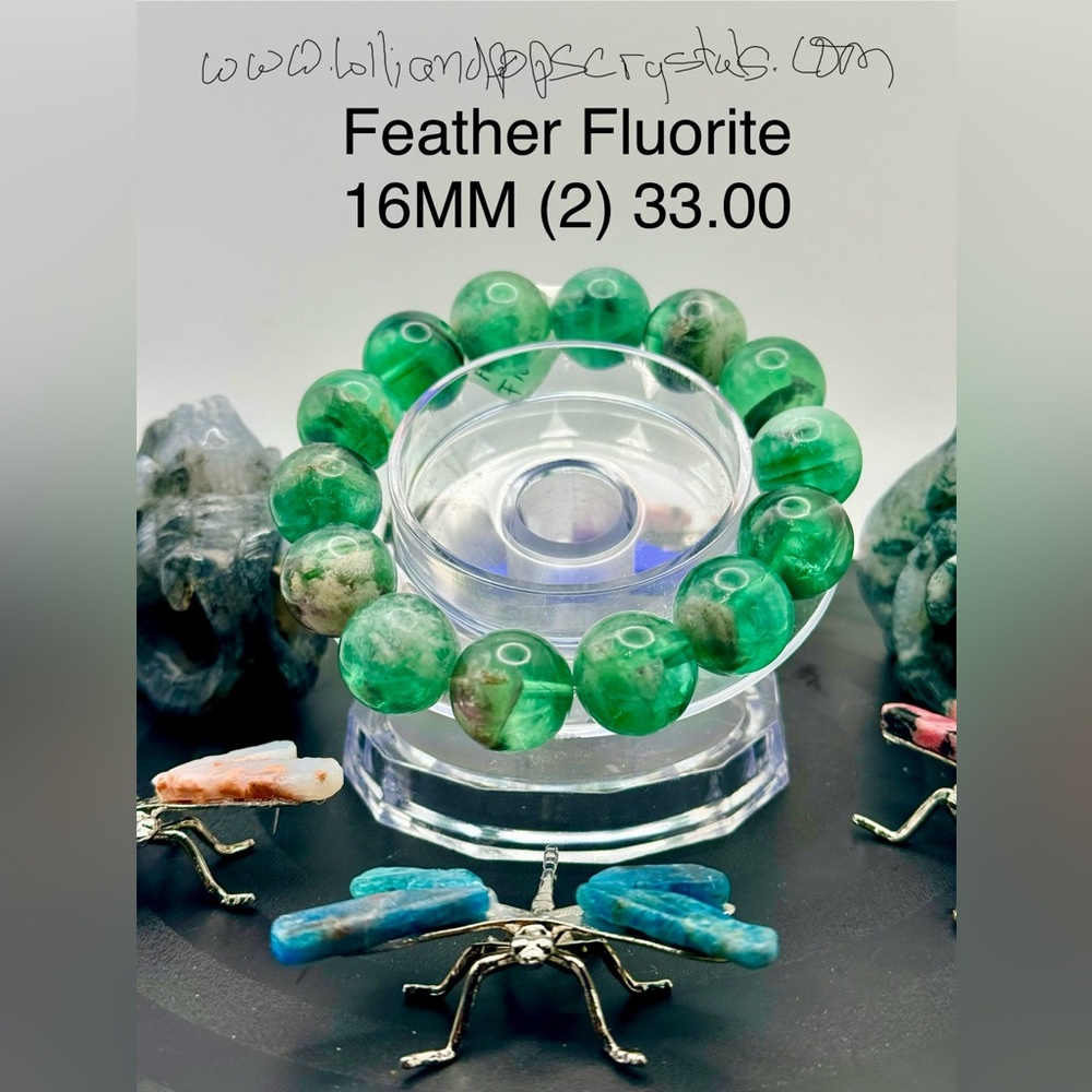 Feather Fluorite 16MM